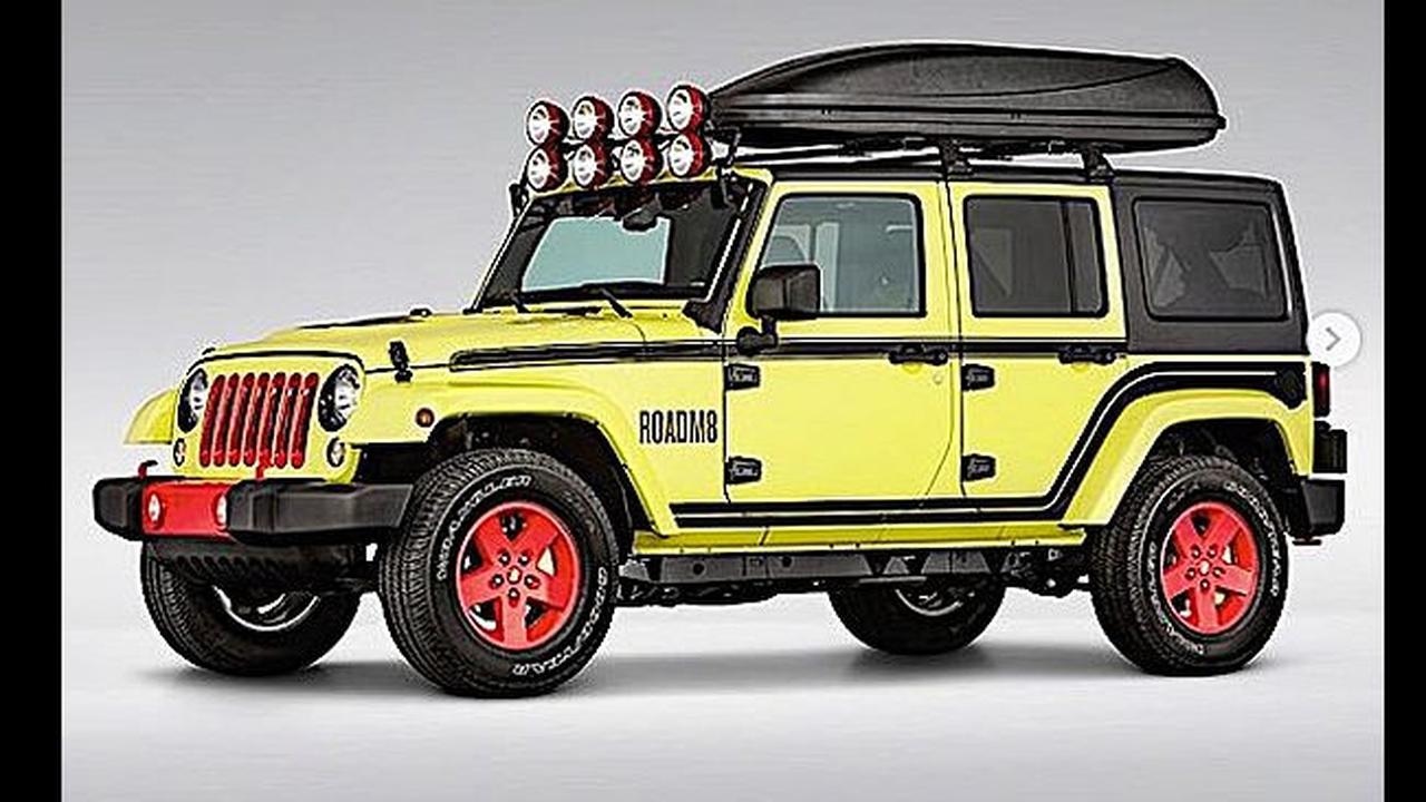 Jeep Wrangler Super 8 terinspirasi kamar hotel