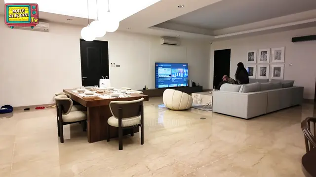 Potret Ruang TV Rumah Al Ghazali dan Alyssa Daguise