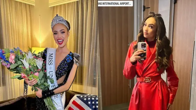 Tampilan terbaru Miss USA R'Bonney Gabriel