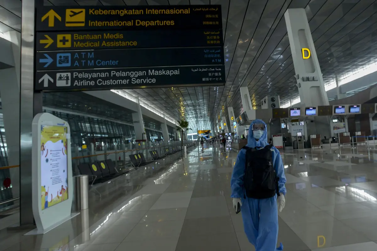 FOTO: Bandara Soetta Setop Penerbangan Penumpang Mulai Hari Ini