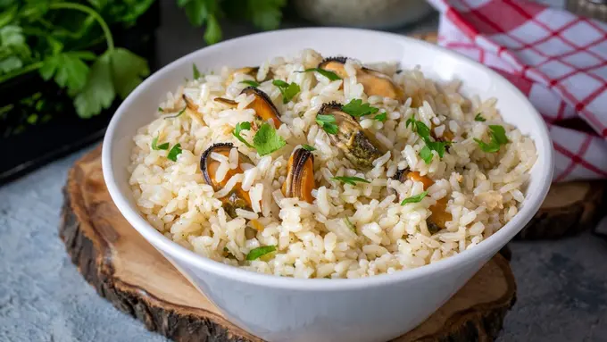 nasi goreng kerang seafood