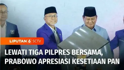 VIDEO: Prabowo Subianto Hadiri Rakornas Pilkada, Apresiasi Kesetiaan PAN