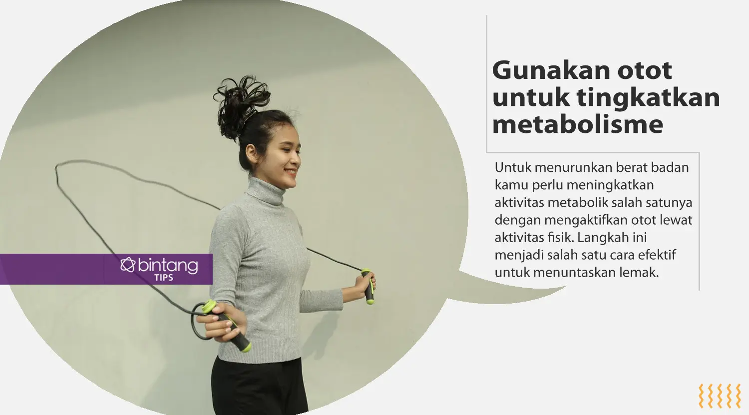 Cara cepat turunkan berat badan. (Foto: Daniel Kampua, Digital Imaging: Nurman Abdul Hakim/Bintang.com)