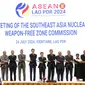 Pertemuan tingkat menteri luar negeri ASEAN "Southeast Asia Nuclear Weapon-Free Zone Commission" (SEANWFZ Commission) di Vientiane, Laos (24/7/2024). (Dok. Kemlu RI)