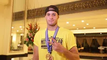 Pemain Mitra Kukar, Patrick Cruz, saat di Hotel Sultan, jakarta, Minggu (24/1/2016). (Bola.com/Arief Bagus)