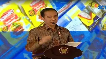 Presiden Joko Widodo atau Jokowi menuding lawan politiknya sengaja menghembuskan isu bahwa daya beli masyarakat terus menurun 