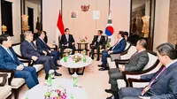 Jokowi Hadiri Pertemuan dengan Para Pengusaha Korea Selatan di Bali