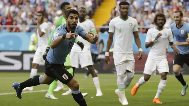 Uruguay, Arab Saudi, Piala Dunia 2018