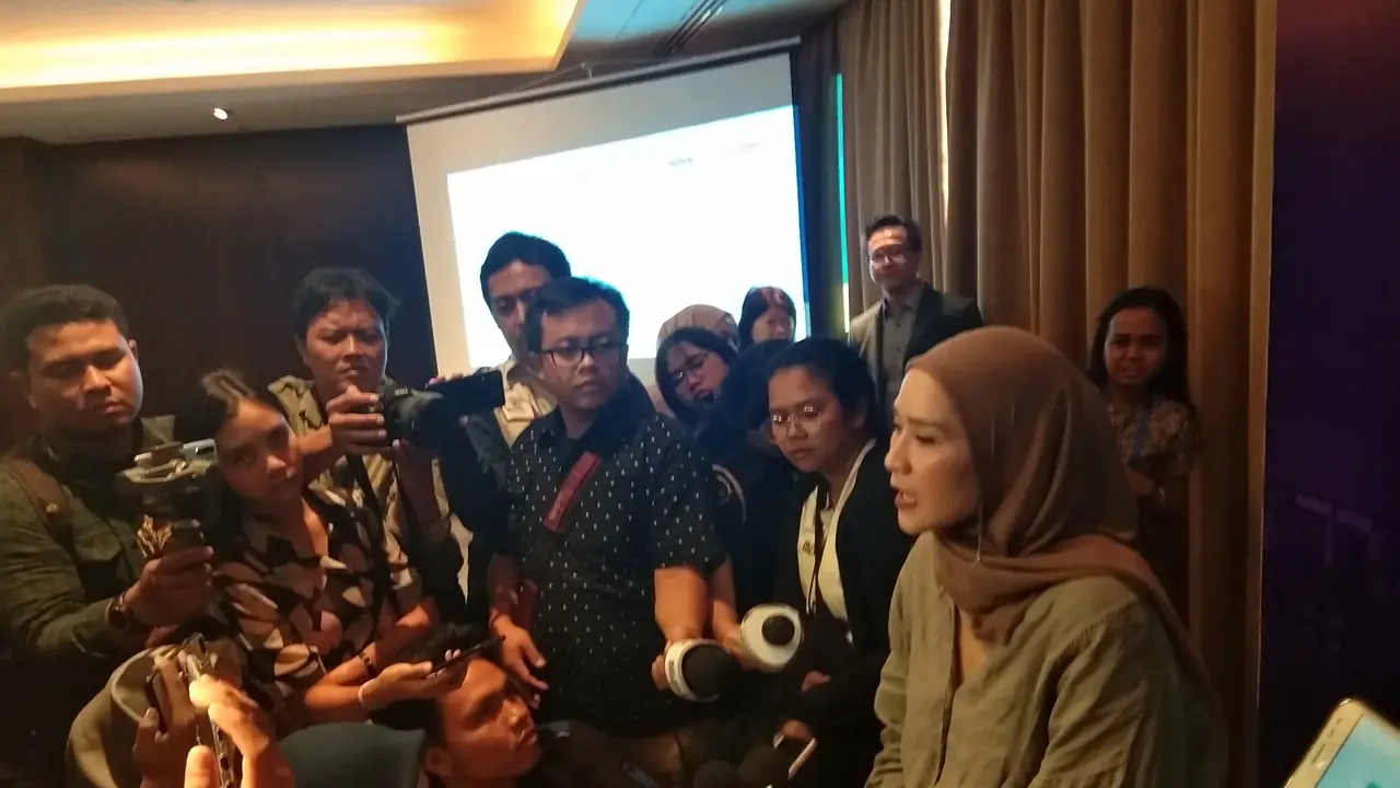 Zaskia Adya Mecca mengungkapkan dirinya sempat tidak paham mengenai gejala asma yang dialami putri pertamanya (Liputan6.com/Giovani Dio Prasasti)
