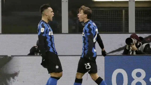 FOTO: Cristiano Ronaldo Borong Dua Gol, Juventus Bungkam Inter Milan di Leg 1 Semifinal Coppa Italia