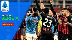 Berita Motion grafis jadwal lengkap Liga Italia 2022/2023 pekan ke-30. Persaingan semakin ketat memasuki pekan ini, Inter, AC Milan dan AS Roma terlibat perebutan tiket Eropa.