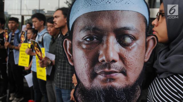 Peringatan 500 Hari Penyerangan Novel Baswedan Digelar di KPK