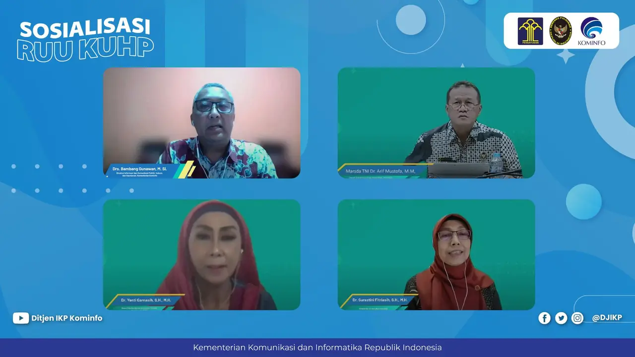 Sosialisasi RUU KUHP telah terjadi dalam bentuk dialog publik dan berlangsung di 11 kota di seluruh Indonesia.