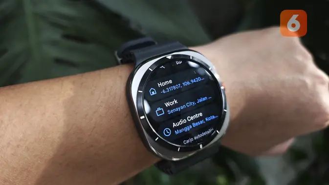 Dual-Frequency GPS System di Samsung Galaxy Watch Ultra. Liputan6.com/Iskandar