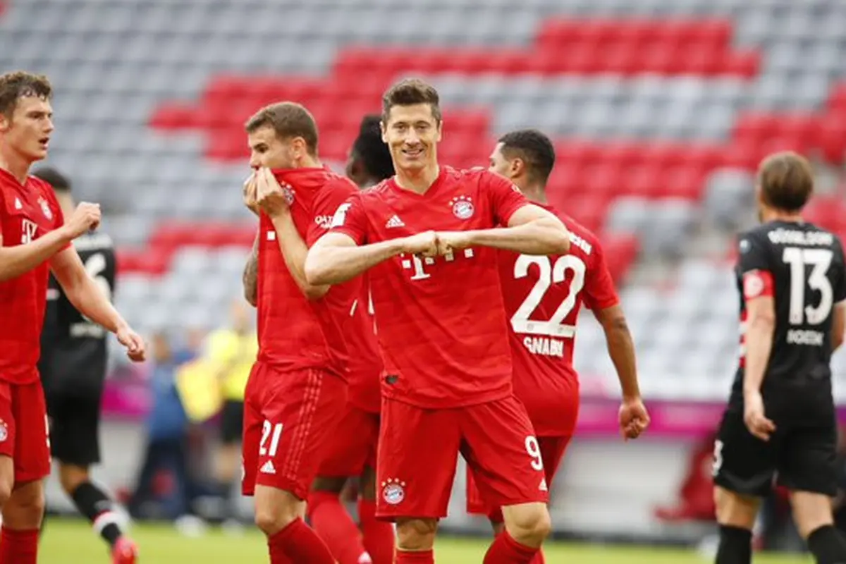 Striker Bayern Munchen, Robert Lewandowski (Twitter Munchen)