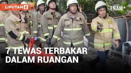 VIDEO: Kebakaran di Mampang Prapatan, 7 Tewas Terbakar dalam Ruangan
