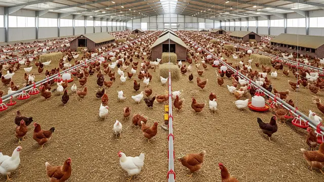 Sistem Makan Ayam Cage Free