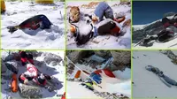 Foto-foto jasad ini sebagai peringatan bagi mereka-mereka yang mendaki. (Sumber : FuzzieSocks/imgur.com)
