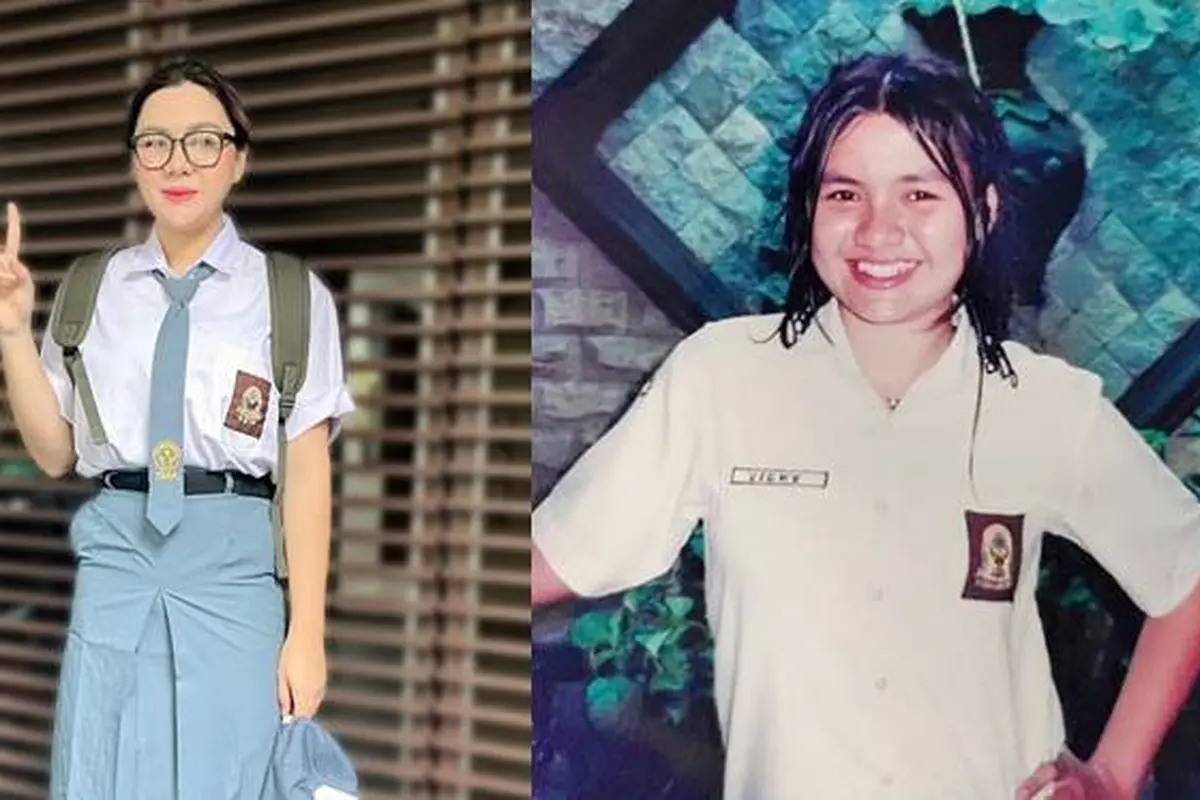 Unggah Potret Masa Sekolah, Ini 8 Potret Lawas Vicky Shu yang Curi Perhatian
