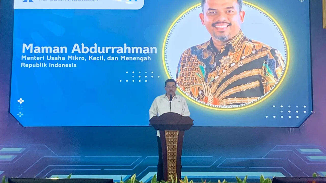 Menteri Usaha Mikro Kecil dan Menengah (UMKM), Maman Abdurrahman. (Foto: Liputan6.com/Natasha KA)