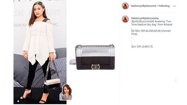 7 Koleksi Sling Bag Mewah Prilly Latuconsina, Ditaksir Capai Ratusan Juta