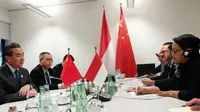 Menlu RI dan China melakukan pertemuan disela-sela G20 (Dokumentasi Kemlu)