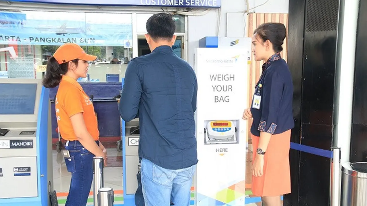 Timbangan Bagasi di Bandara Soetta