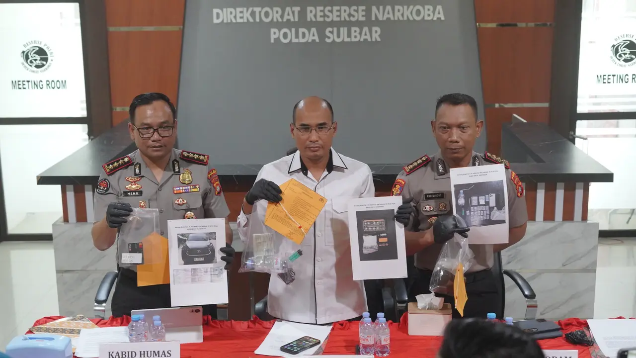Polda Sulbar Tangkap ASN dan Polisi Diduga Berkomplot jadi Bandar Sabu
