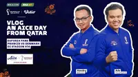 Cover untuk video Vlog an Aice Day tentang euforia fans Timnas Prancis saat menghadapi Timnas Denmark di Stadion 974, Qatar, pada Minggu (27/11/2022) dinihari WIB.