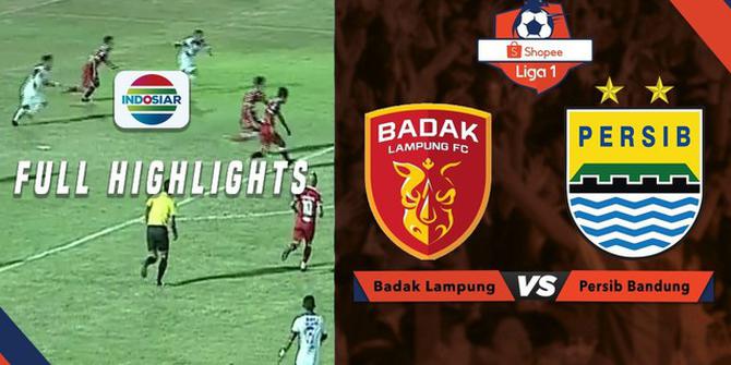 VIDEO: Highlights Shopee Liga 1 2019, Persib Bandung Bermain Imbang Melawan Badak Lampung FC