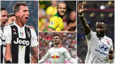 Berikut ini tujuh pemain yang layak direkrut untuk mengangkat performa Manchester United. (Foto Kolase AP dan AFP).