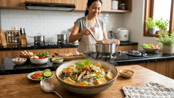 Resep Sup Ayam Tahu Kering, Gurih dan Menghangatkan