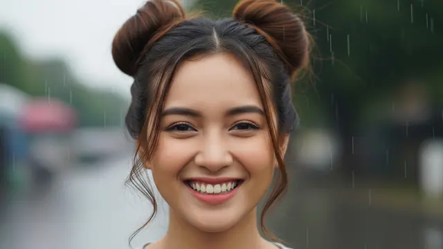 Space Buns yang Ceria
