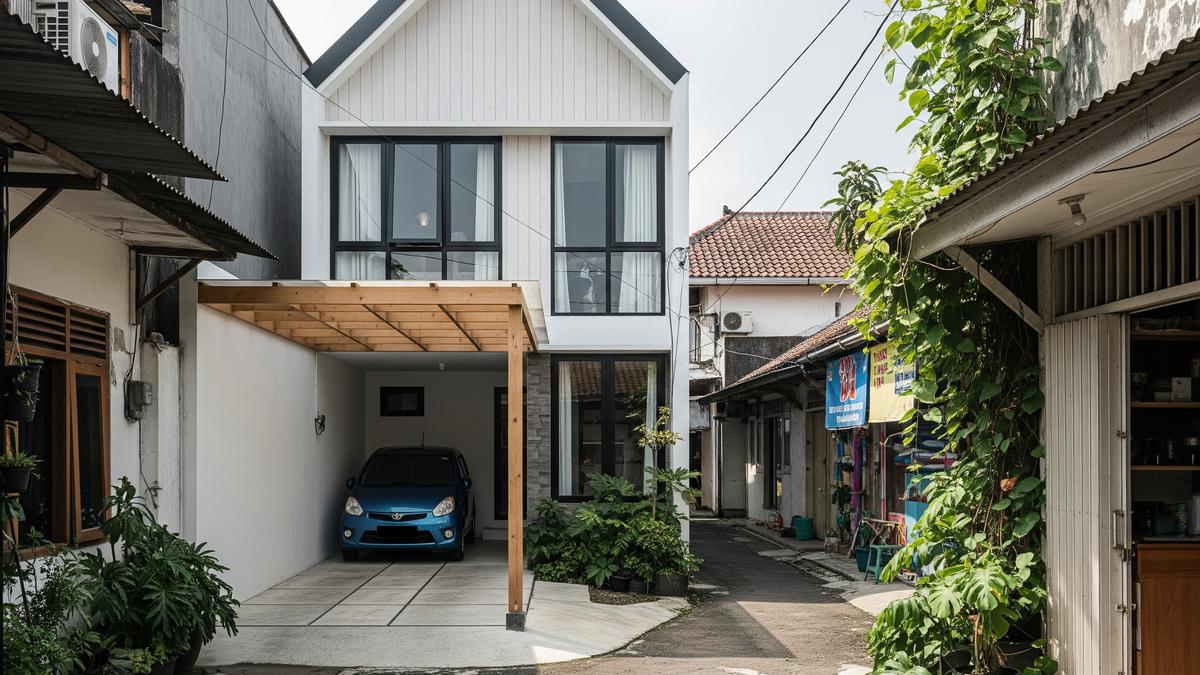 7 Tips Memilih Warna Cat untuk Rumah Sempit di Gang agar Tampak Lebih Luas