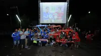 Panasnya Acara Nobar Chelsea vs Liverpool Bersama Liputan6.com