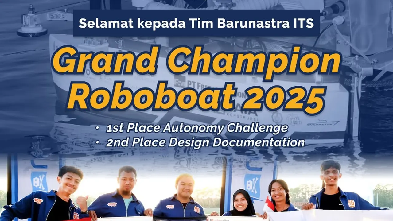 Tim Barunasta dari Kampus ITS Juara 1 di Kompetisi Robotik Amerika Serikat