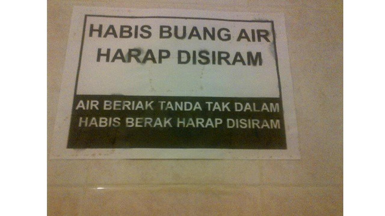 Potret Lucu Tata tertib Toilet ini Bikin Tepok Jidat – Ngakak Online