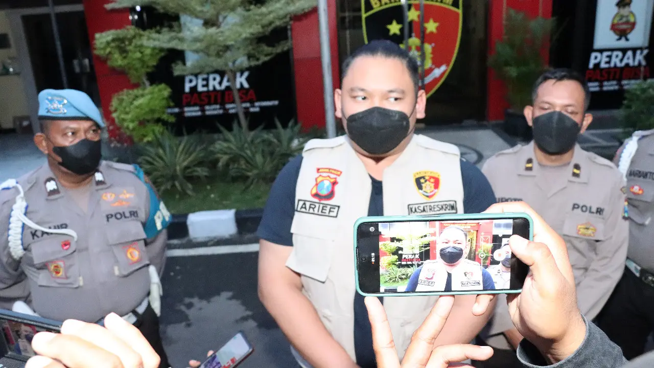 Kasat Reskrim Polres Pelabuhan Tanjung Perak AKP Arief Ryzki Wicaksana. (Dian Kurniawan/Liputan6.com)