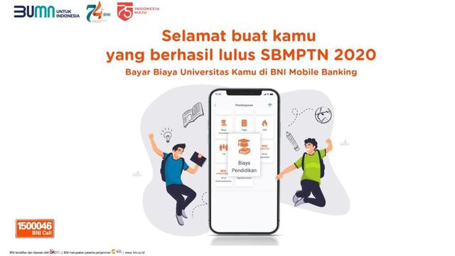 BNI terus menciptakan inovasi untuk memberikan kemudahan bagi mahasiswa dalam menimba ilmu. (Dok BNI)