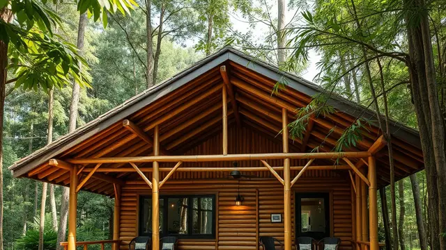 Rumah Bambu Kabin