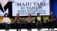 Ketua Maju Tani Nusantara Jenderal TNI (Purn) Moeldoko dalam acara diskusi Maju Tani 10 Tahun Mari Kita Capai Indonesia Emas di Jakarta, Senin (23/10/2023). (Ist)