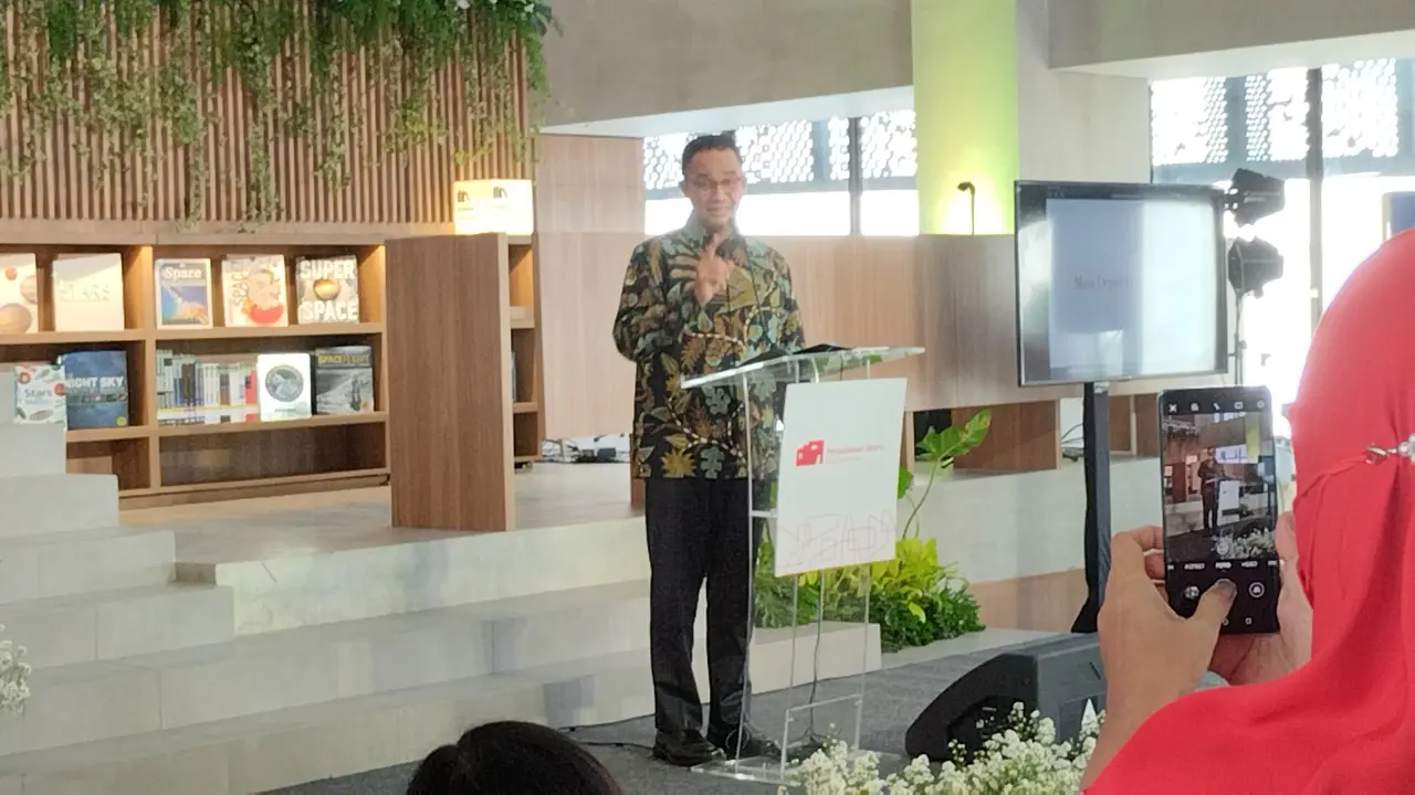 Gubernur DKI Jakarta Anies Baswedan menghadiri Peresmian Perpustakaan Jakarta Dan Pusat Dokumentasi Sastra HB Jassin