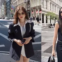 Alyssa Daguise dan Syifa Hadju sama-sama sedang berada di New York. Keduanya pamer OOTD dengan jinjing tas branded [@syifahadju @alyssadaguise]