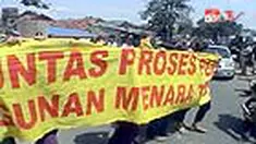Meski terus didemo, Direktur Teknik TVRI Satya Sudhana mengatakan akan melanjutkan pembangunan menara transmisi setinggi 300 meter di Joglo, Jakbar. 