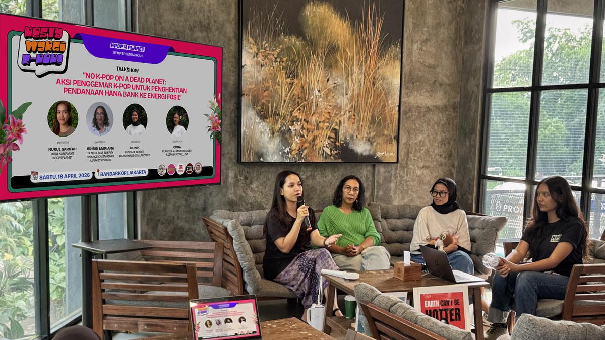 No K-pop on a Dead Planet, Aksi Penggemar K-pop Setop Pendanaan Hana Bank ke Energi Fosil