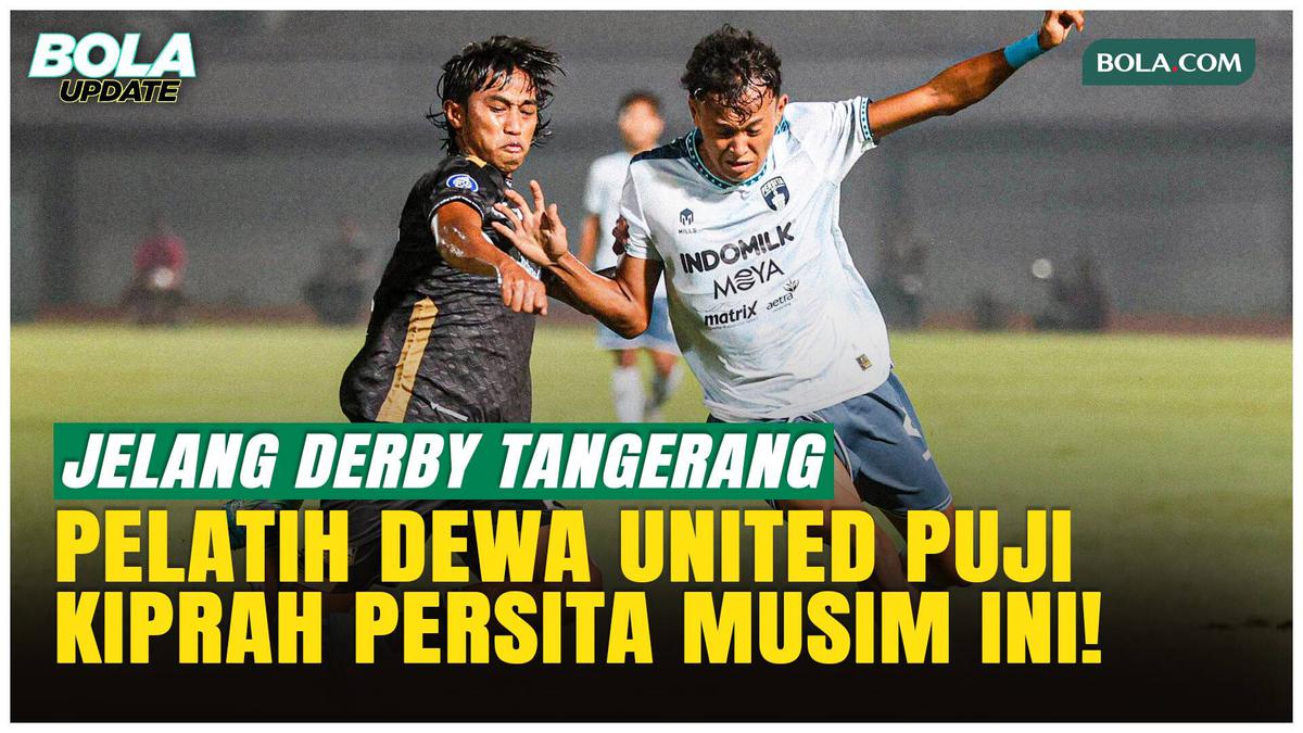 Jelang Duel Persita Vs Dewa United, Respek Tinggi Jan Olde untuk Lawan