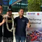 Pembalap tim Red Bull KTM Factory Racing yakni Brad Binder dan Jack Miller ke Jakarta untuk menghadiri peluncuran pelumas baru Mobil1. (ist)