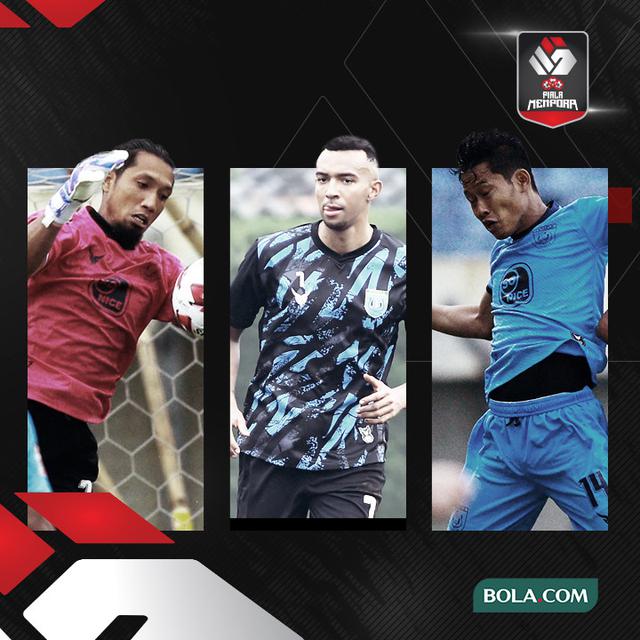 Dwi Kuswanto, Melvyn Lorenzen dan Ahmad Birrul Walidain