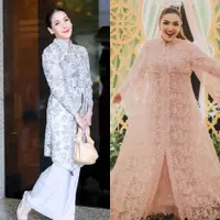 Lihat di sini beberapa potret beda pesona antara Mieke Amalia dan Ashanty yang akrab dan telah sama-sama menikahkan anak sambung masing-masing.