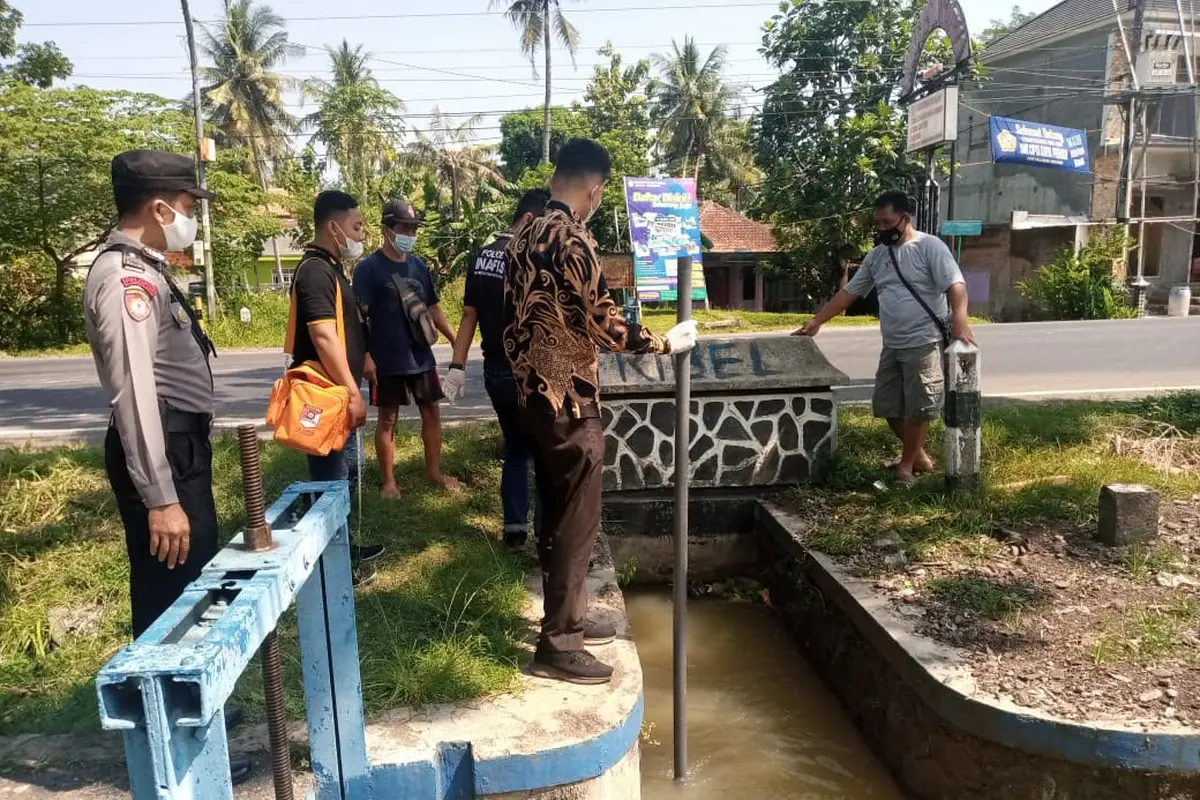Seorang anak tewas tenggelam di aliran Irigasi Prembun, Kebumen. (Foto: Liputan6.com/Humas Polres Kebumen)